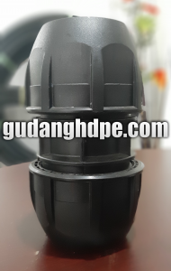 straight coupler hdpe compresion